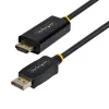 StarTech.com 2 m DisplayPort į HDMI adapterio laidas su fiksavimo jungtimis, 4K 60Hz, HDR, vienakryptis DP į HDMI vaizdo keitiklis, DP staliniam kompiuteriui prie HDMI monitoriaus
