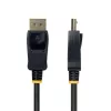 StarTech.com 2 m DisplayPort į HDMI adapterio laidas su fiksavimo jungtimis, 4K 60Hz, HDR, vienakryptis DP į HDMI vaizdo keitiklis, DP staliniam kompiuteriui prie HDMI monitoriaus