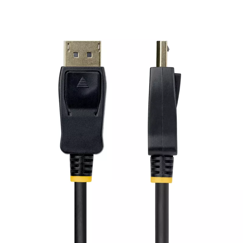 StarTech.com 2 m DisplayPort į HDMI adapterio laidas su fiksavimo jungtimis, 4K 60Hz, HDR, vienakryptis DP į HDMI vaizdo keitiklis, DP staliniam kompiuteriui prie HDMI monitoriaus