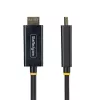StarTech.com 2 m DisplayPort į HDMI adapterio laidas su fiksavimo jungtimis, 4K 60Hz, HDR, vienakryptis DP į HDMI vaizdo keitiklis, DP staliniam kompiuteriui prie HDMI monitoriaus