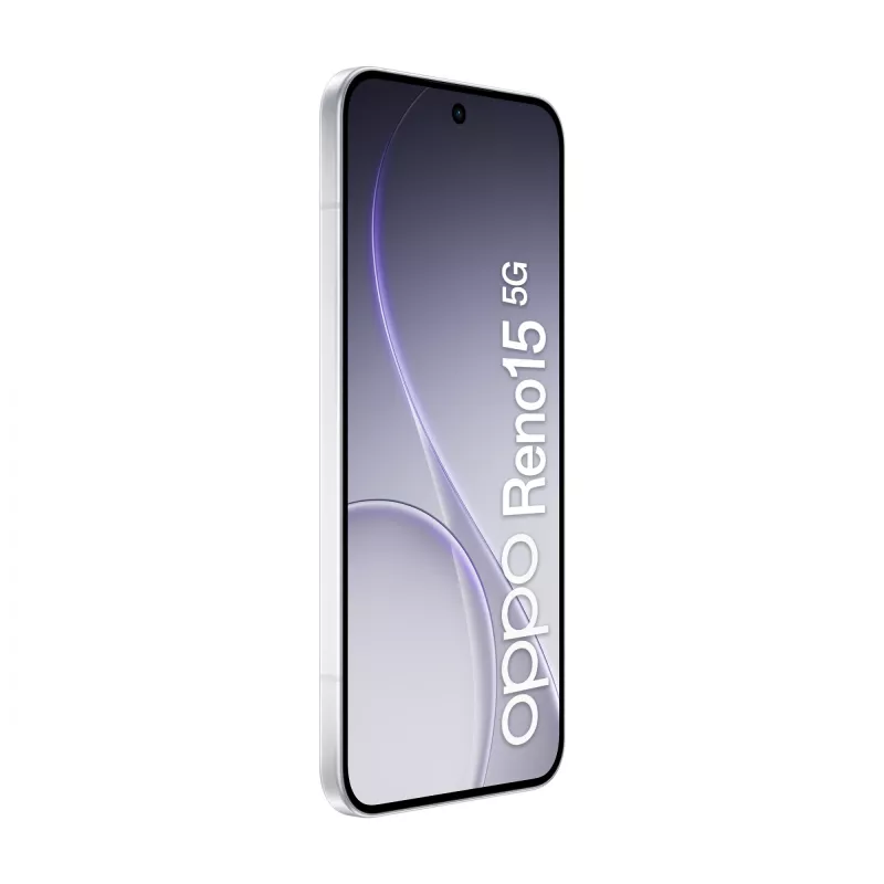 OPPO Reno15 5G 16,7 cm (6,59 colio) Dual SIM Android 16.0 USB Type-C 8 GB 512 GB 6500 mAh Baltas