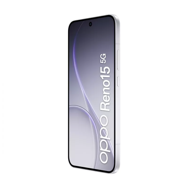OPPO Reno15 5G 16,7 cm (6,59 colio) Dual SIM Android 16.0 USB Type-C 8 GB 512 GB 6500 mAh Baltas