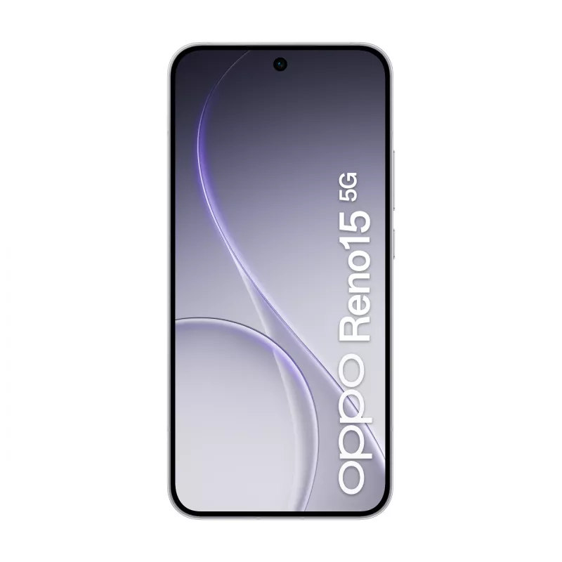 OPPO Reno15 5G 16,7 cm (6,59 colio) Dual SIM Android 16.0 USB Type-C 8 GB 512 GB 6500 mAh Baltas