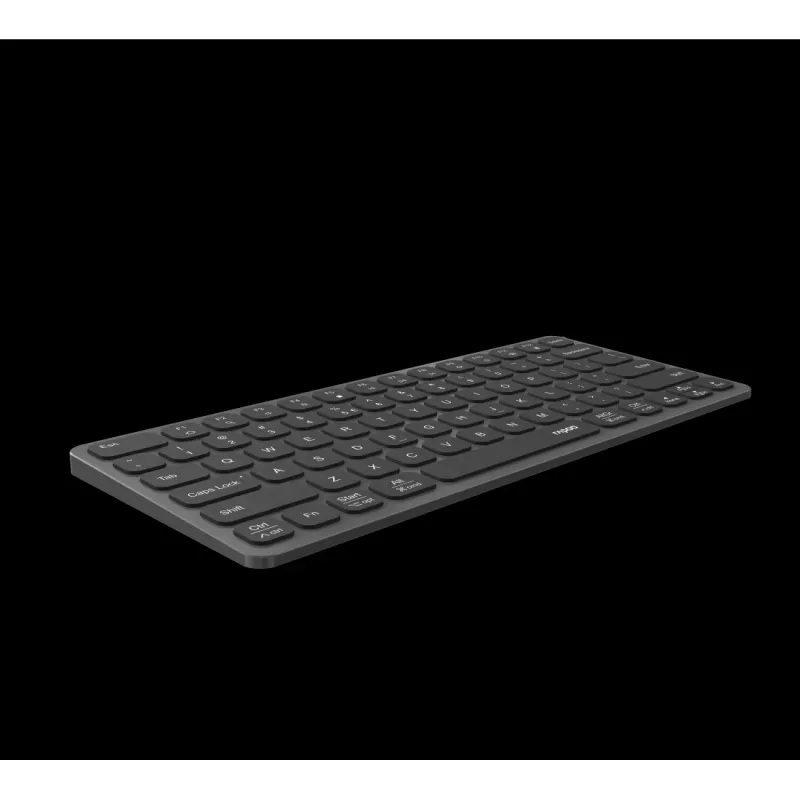 Rapoo UCK-6001 itin plona klaviatūra su 8-in-1 USB-C daugiafunkciu adapteriu, QWERTZ