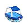 Bestway Sea Captain Inflatable Family Pool su UV Careful saulės skydeliu