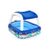 Bestway Sea Captain Inflatable Family Pool su UV Careful saulės skydeliu