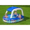Bestway Sea Captain Inflatable Family Pool su UV Careful saulės skydeliu