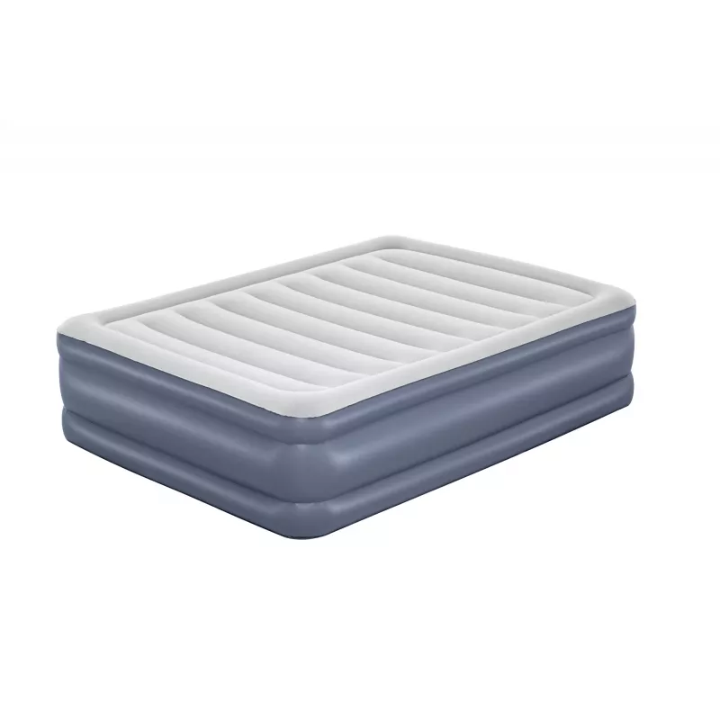 Pripučiamas čiužinys Bestway Tritech Queen su įmontuotu siurbliu ir antimikrobine danga 2,03 m x 1,52 m x 51 cm