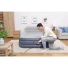 Bestway Tritech SleekFlow Headboard pripučiamas čiužinys Queen su įmontuotu AC siurbliu ir antimikrobine danga 2,26 m x 1,52 m x 84 cm