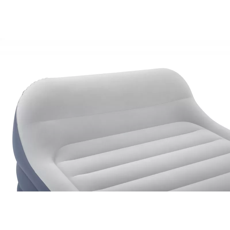 Bestway Tritech SleekFlow Headboard pripučiamas čiužinys Queen su įmontuotu AC siurbliu ir antimikrobine danga 2,26 m x 1,52 m x 84 cm