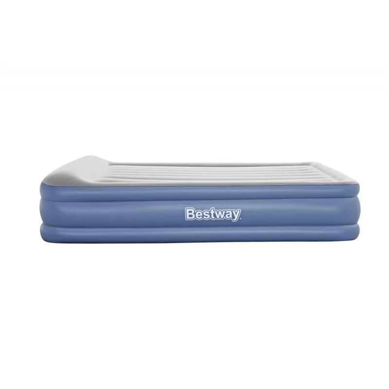 Bestway Tritech pripučiamas čiužinys Queen su įmontuotu AC siurbliu ir antimikrobine danga 2,03 m x 1,52 m x 46 cm