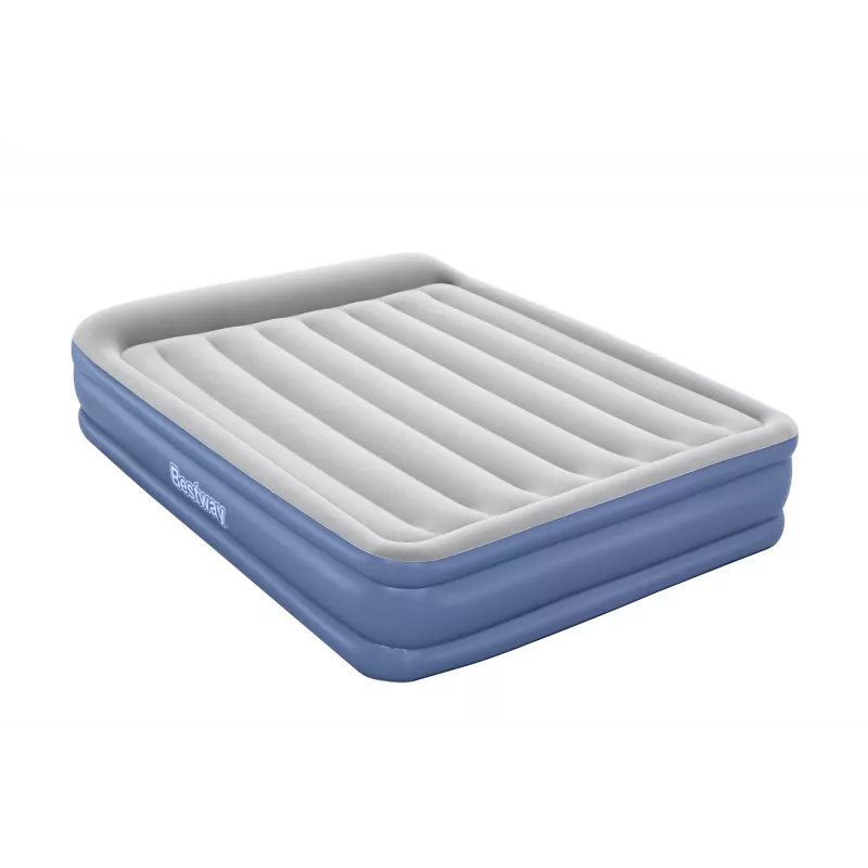 Bestway Tritech pripučiamas čiužinys Queen su įmontuotu AC siurbliu ir antimikrobine danga 2,03 m x 1,52 m x 46 cm