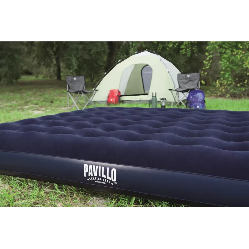 Bestway Flocked pripučiamas čiužinys King - 2,03 m x 1,83 m x 22 cm, dvivietis