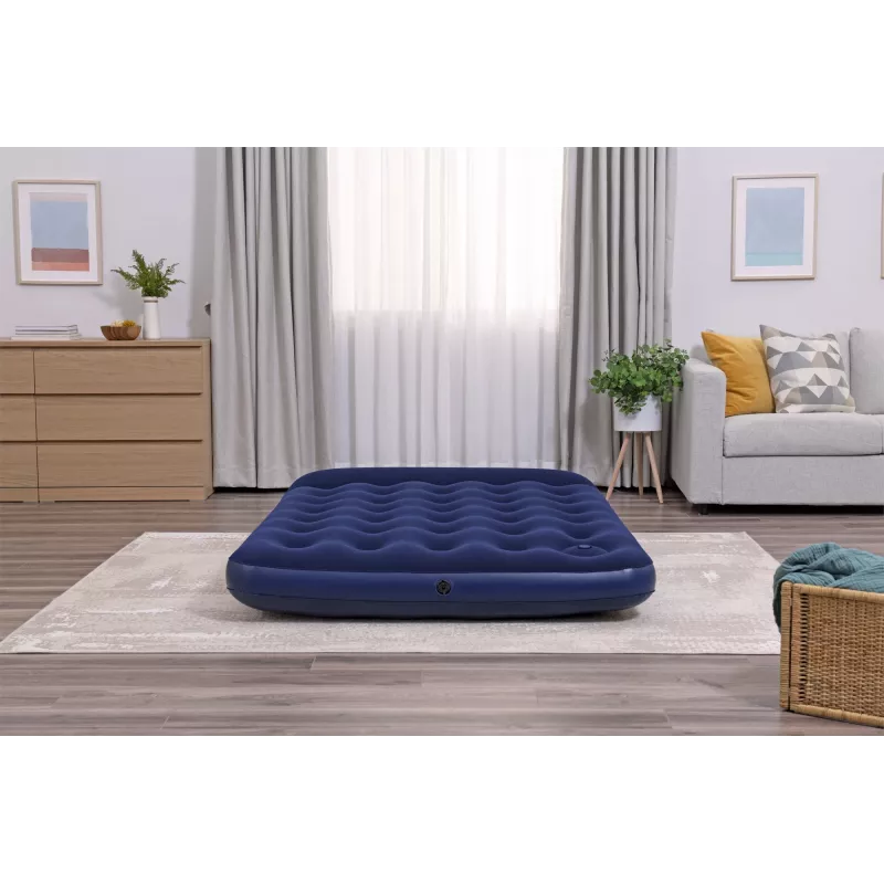 Pripučiamas čiužinys Bestway Full su įmontuotu kojiniu siurbliu 1,91 m x 1,37 m x 28 cm