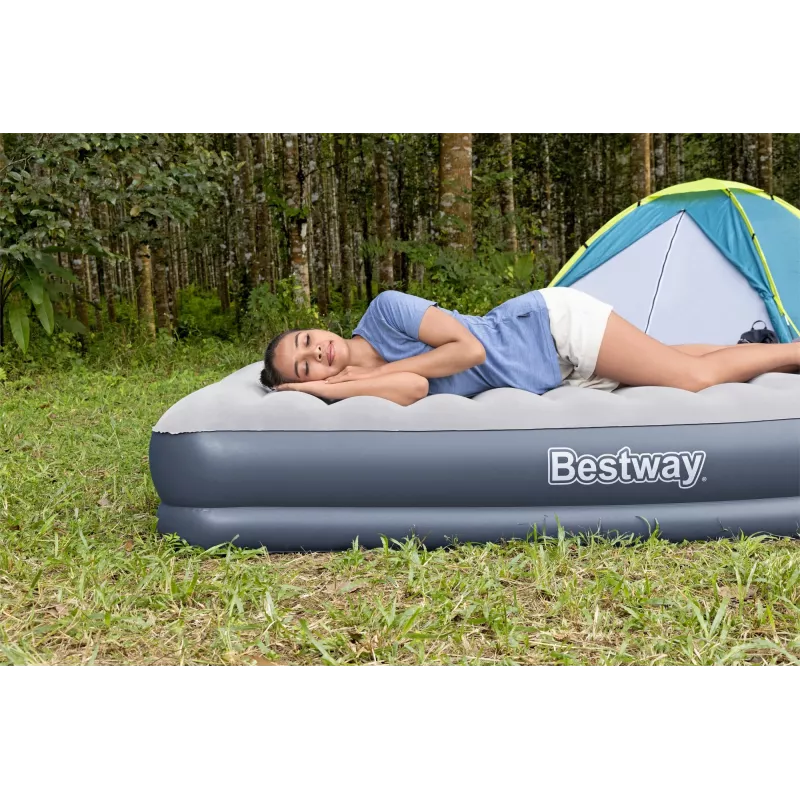 Pripučiamas čiužinys Bestway Tritech Queen su įkraunamu siurbliu 2,03 m x 1,52 m x 36 cm
