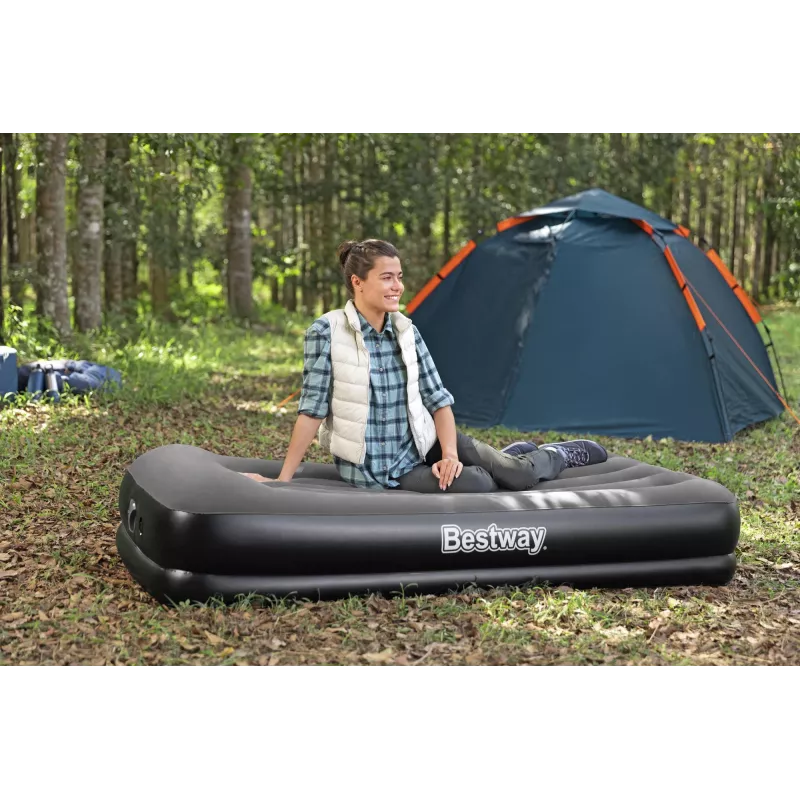 Bestway Tritech Twin pripučiamas čiužinys su įmontuotu USB siurbliu 1,91 m x 97 cm x 36 cm