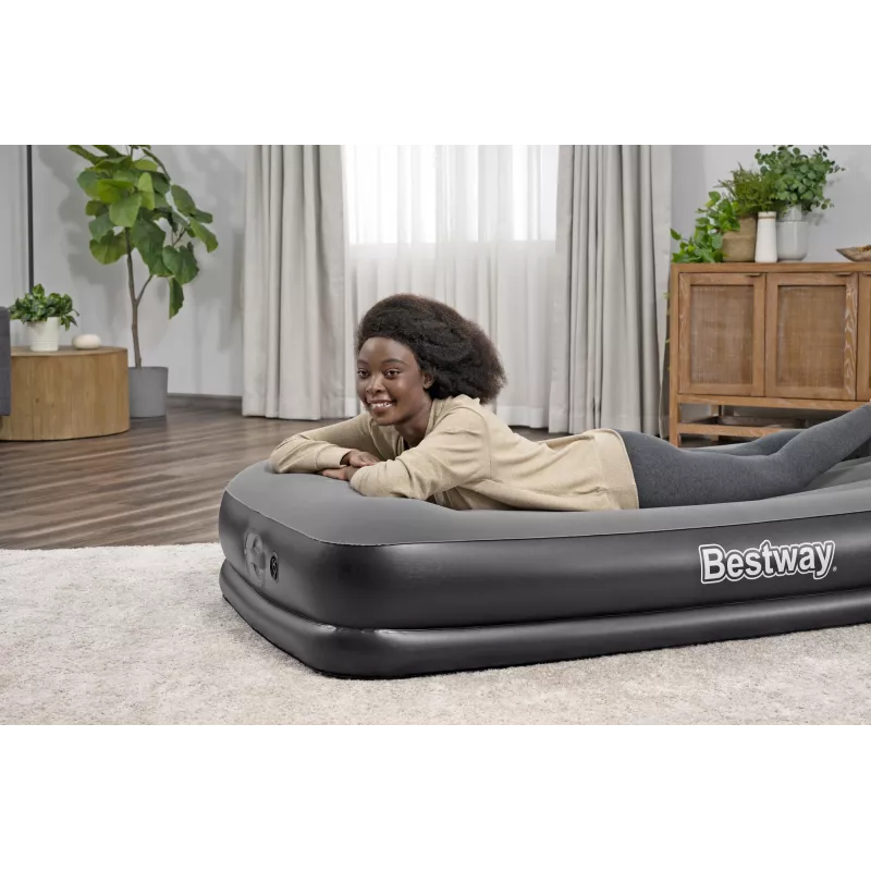 Bestway Tritech Twin pripučiamas čiužinys su įmontuotu USB siurbliu 1,91 m x 97 cm x 36 cm