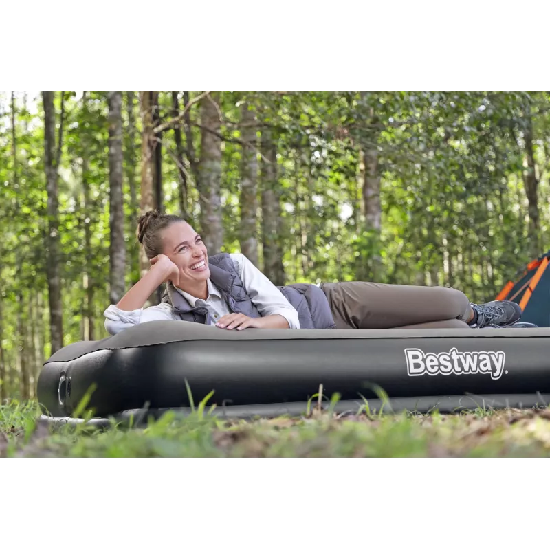 Pripučiamas čiužinys Bestway Tritech Queen su įmontuotu USB siurbliu 2,03 m x 1,52 m x 36 cm
