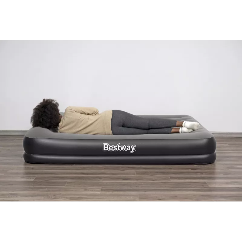 Pripučiamas čiužinys Bestway Tritech Queen su įmontuotu USB siurbliu 2,03 m x 1,52 m x 36 cm