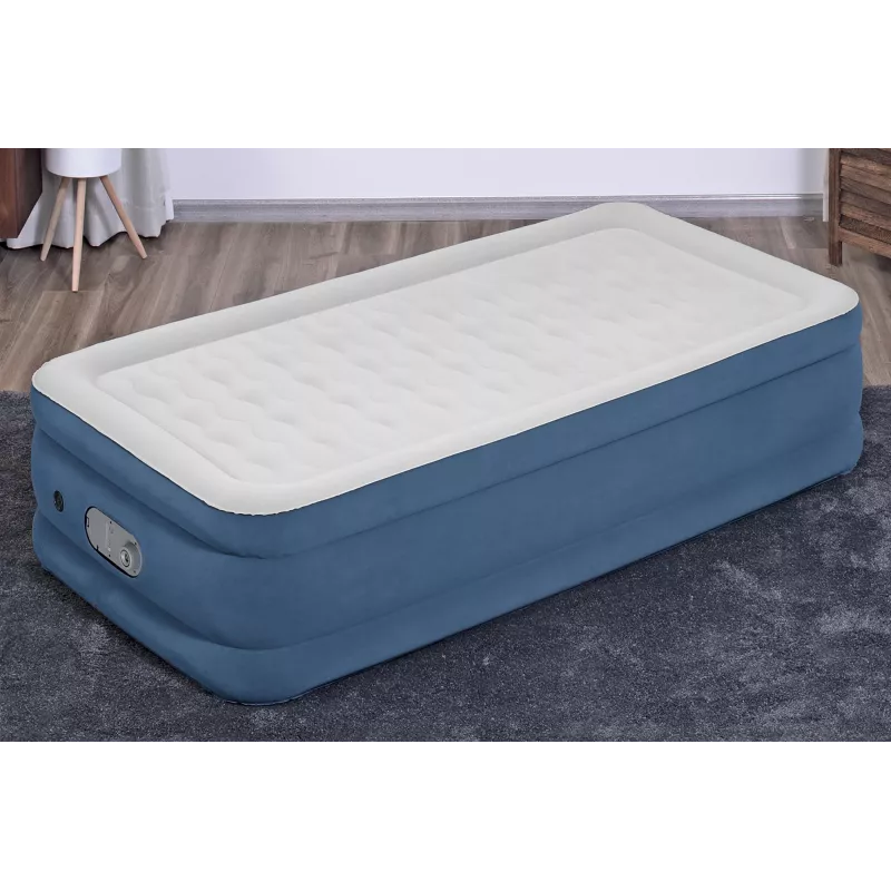 Bestway AlwayzAire Dvivietis pripučiamas čiužinys su įmontuotu dvigubu siurbliu 1,91 m x 97 cm x 46 cm