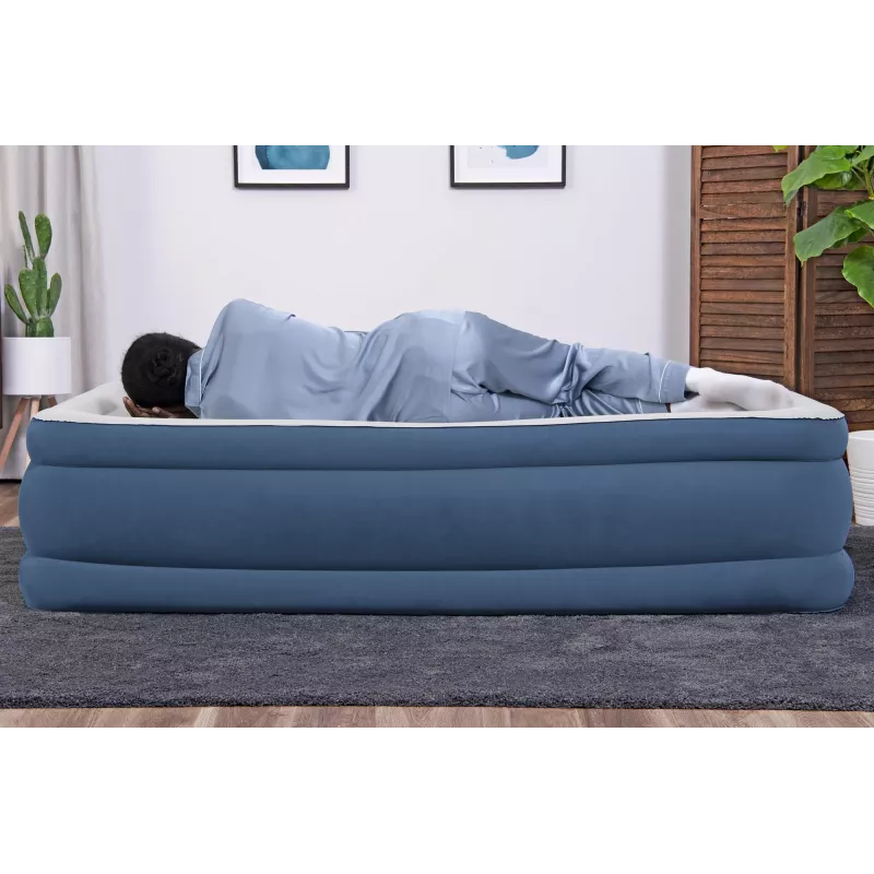 Bestway AlwayzAire Dvivietis pripučiamas čiužinys su įmontuotu dvigubu siurbliu 1,91 m x 97 cm x 46 cm