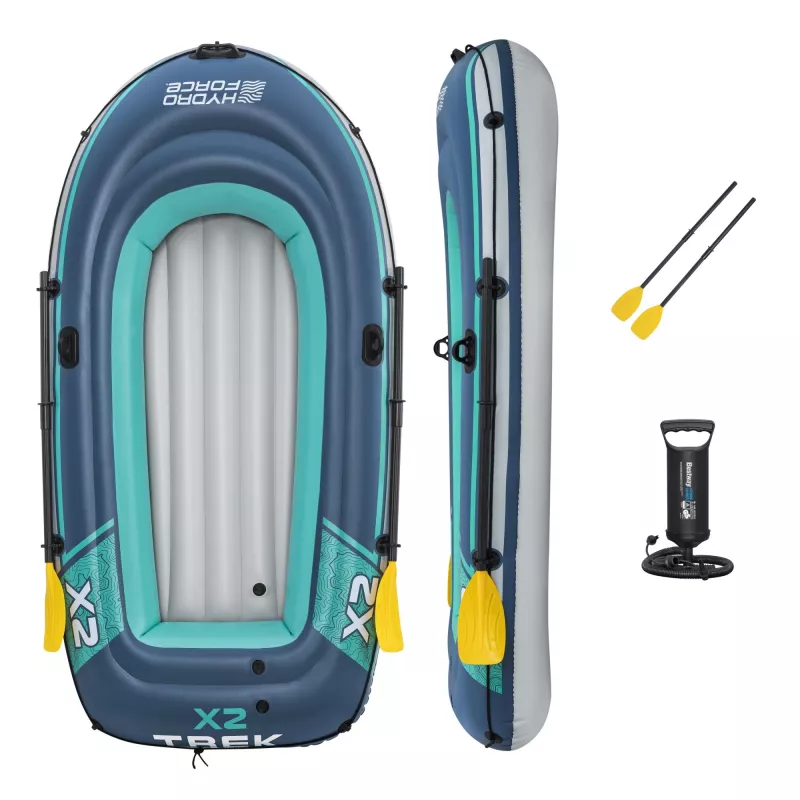 Pripučiamas 2 vietų plaustas Bestway Hydro Force Trek X2 2,32 m