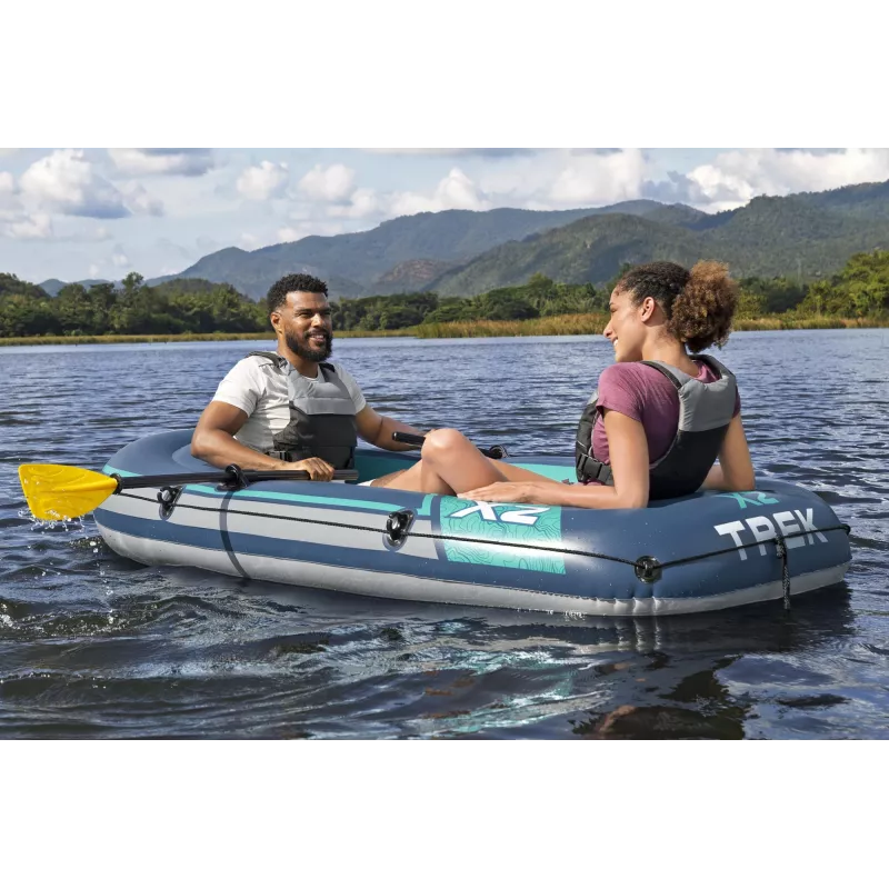 Pripučiamas 2 vietų plaustas Bestway Hydro Force Trek X2 2,32 m