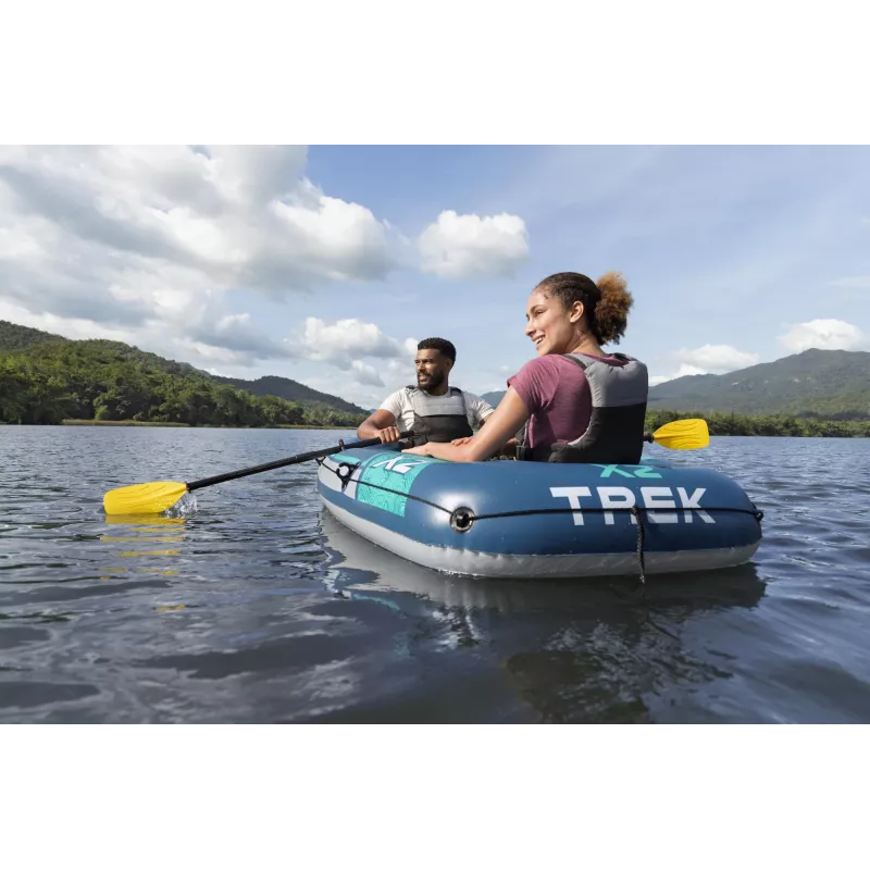 Pripučiamas 2 vietų plaustas Bestway Hydro Force Trek X2 2,32 m