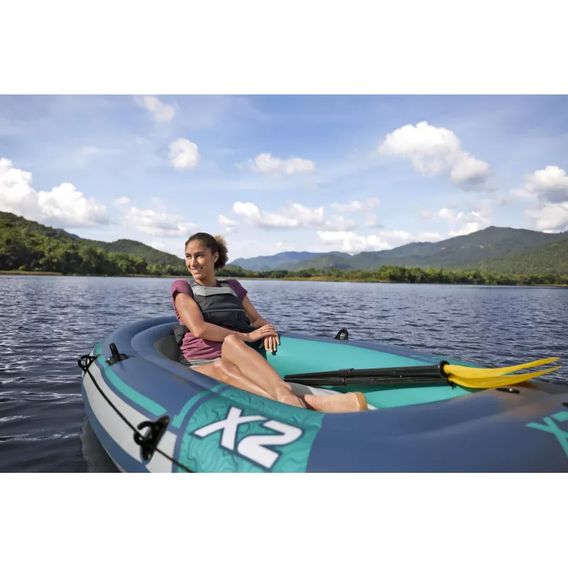 Pripučiamas 2 vietų plaustas Bestway Hydro Force Trek X2 2,32 m
