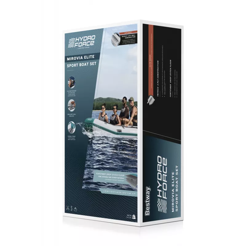 Bestway Hydro Force Mirovia Elite 5-Vietė pripučiama sportinė valtis 3,30 m