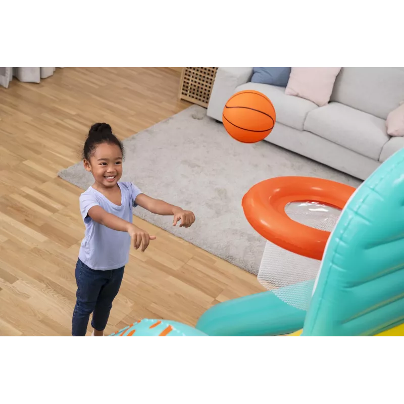 Bestway Perfect Aim 3 viename pripučiamas kiemo žaidimų centras, 5 metai, PVC, įvairiaspalvis