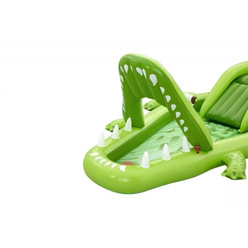 Bestway Later Gator pripučiamas vandens žaidimų centras ir baseinas vaikams 2,34 m x 1,63 m x 87 cm