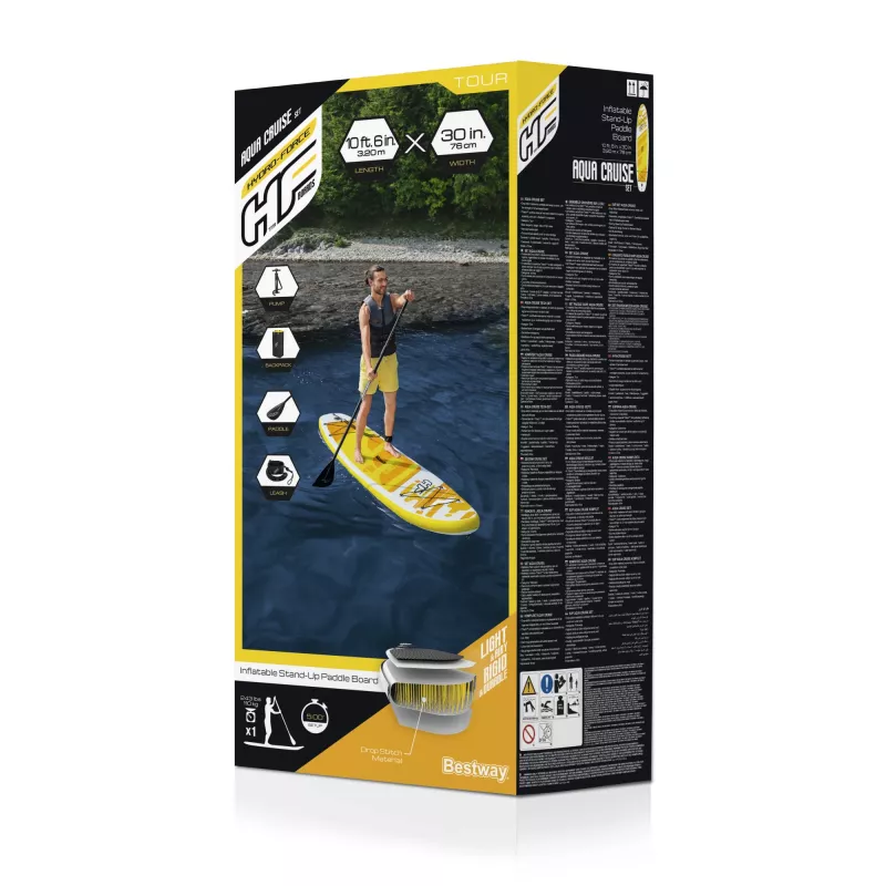 Bestway Hydro-Force 10'6 inch x 30 inch x 4.75 inch irklentė Aqua Cruise Set