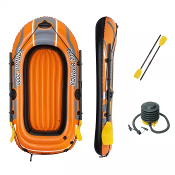 Bestway HYDRO-FORCE pripučiama valtis su irklais ir kojiniu siurbliu