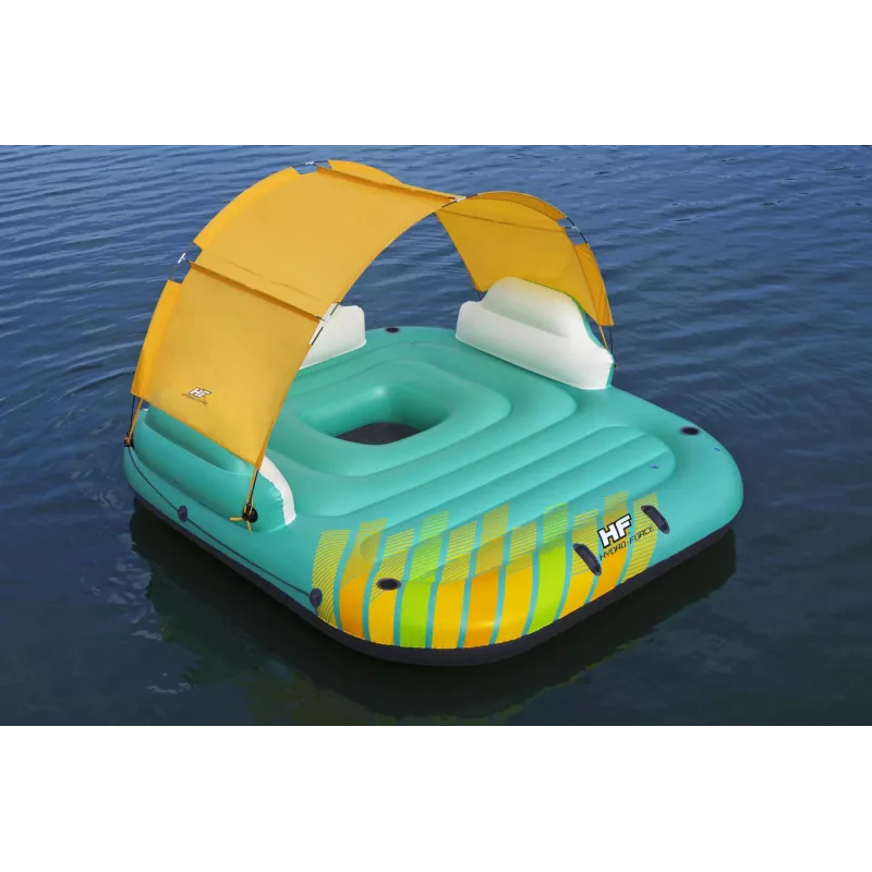 Bestway Hydro-Force 9'10 inch x 9' / 3,00 m x 2,75 m Sunny Lounge Island – plūduriuojanti sala