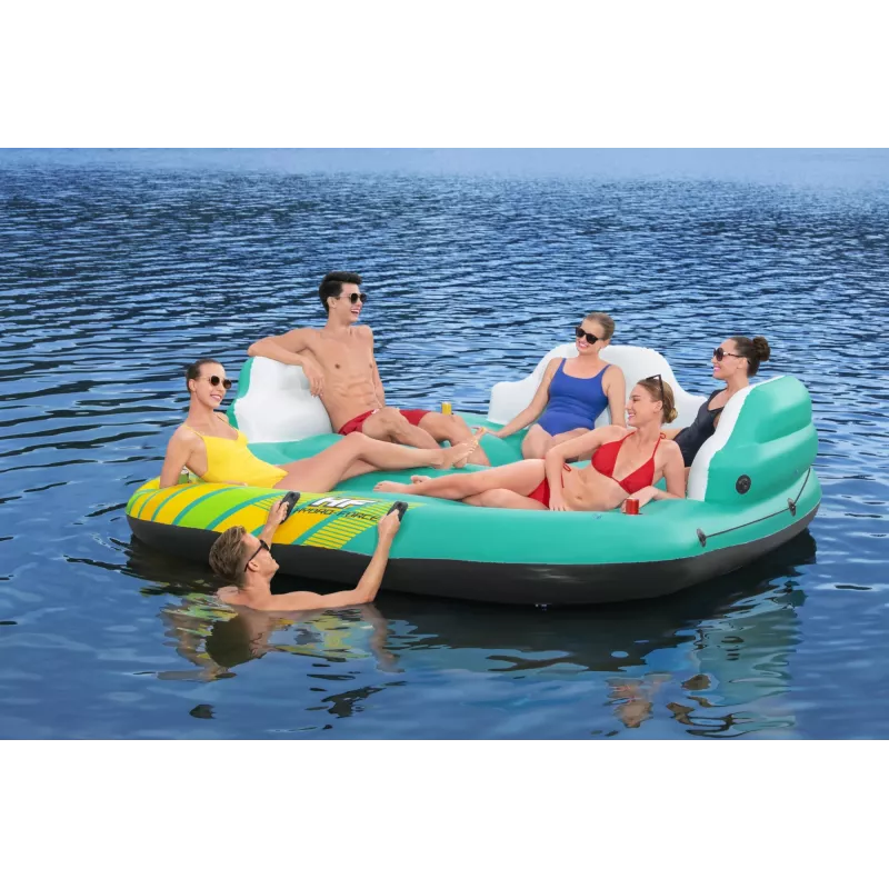 Bestway Hydro-Force 9'10 inch x 9' / 3,00 m x 2,75 m Sunny Lounge Island – plūduriuojanti sala