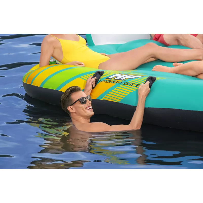 Bestway Hydro-Force 9'10 inch x 9' / 3,00 m x 2,75 m Sunny Lounge Island – plūduriuojanti sala
