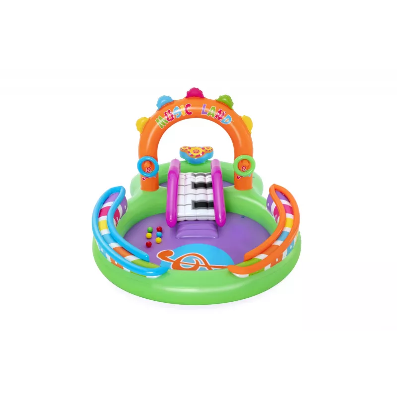Bestway 9'8 inch x 6'3 inch x 54 inch / 2,95 m x 1,90 m x 1,37 m Sing 'n Splash pripučiamas žaidimų centras