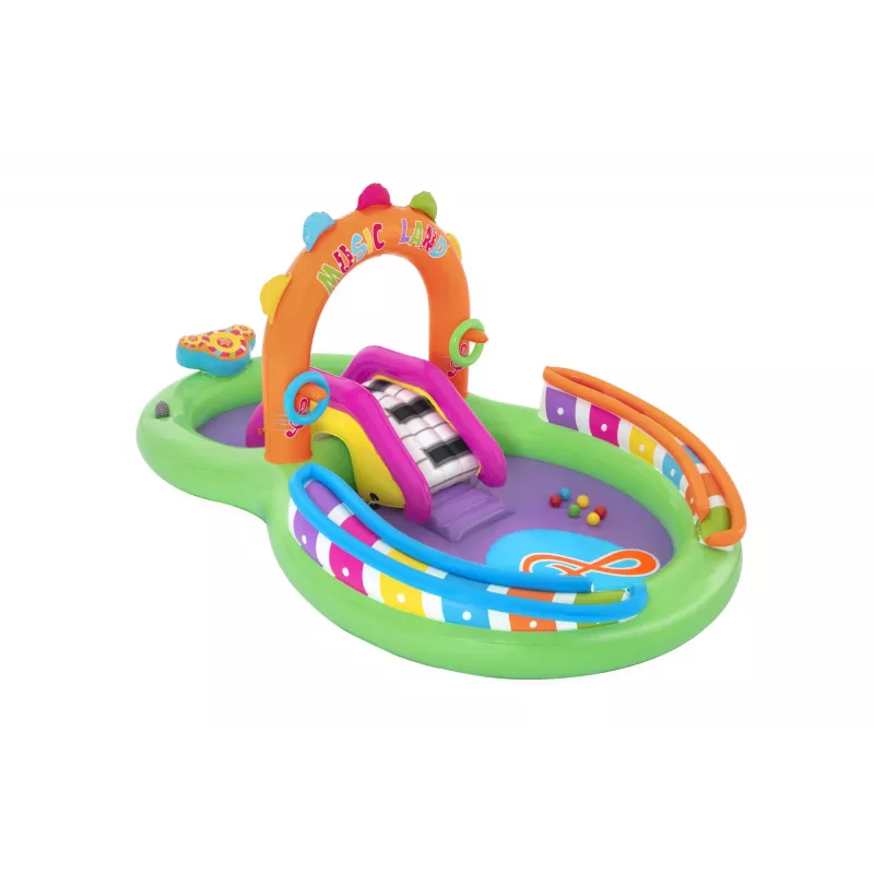 Bestway 9'8 inch x 6'3 inch x 54 inch / 2,95 m x 1,90 m x 1,37 m Sing 'n Splash pripučiamas žaidimų centras