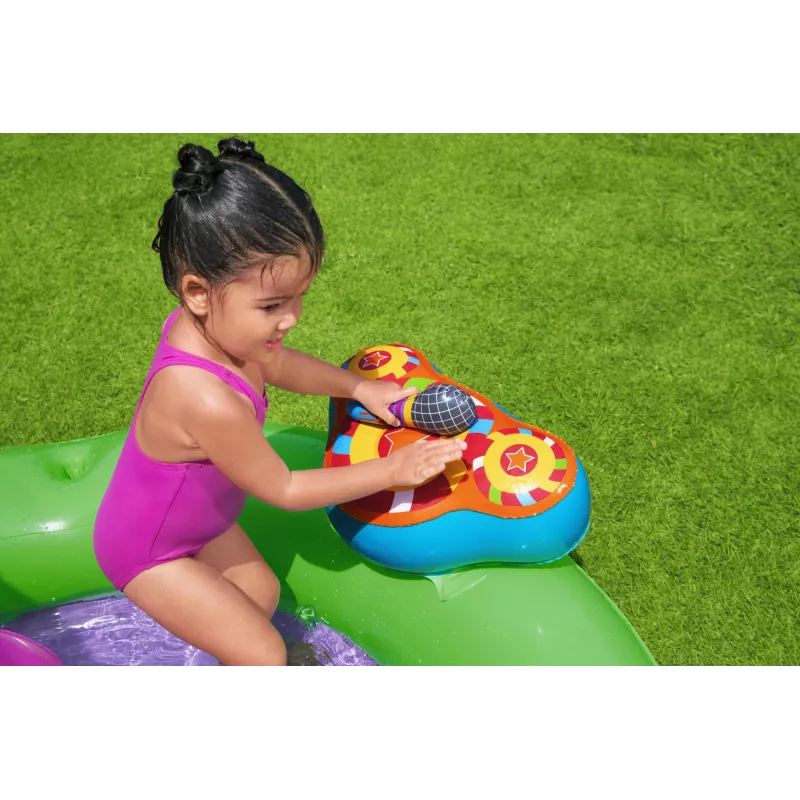 Bestway 9'8 inch x 6'3 inch x 54 inch / 2,95 m x 1,90 m x 1,37 m Sing 'n Splash pripučiamas žaidimų centras