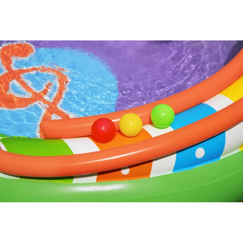 Bestway 9'8 inch x 6'3 inch x 54 inch / 2,95 m x 1,90 m x 1,37 m Sing 'n Splash pripučiamas žaidimų centras