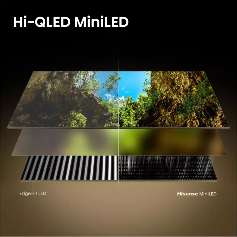 Hisense 55U7SE 55 colių ULED Mini-LED 4K išmanusis televizorius 20018749