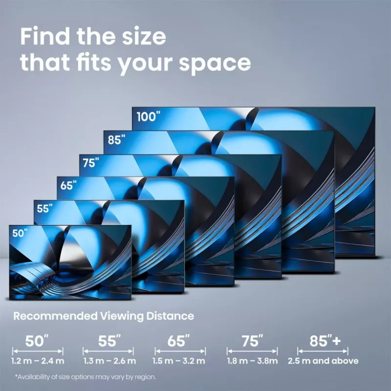 Hisense 55U7SE 55 colių ULED Mini-LED 4K išmanusis televizorius 20018749