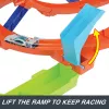 Hot Wheels Action Loop Cyclone Challenge Traso Rinkinys su 1:64 Mastelio Automobiliu, Lengvai Sulaikomas