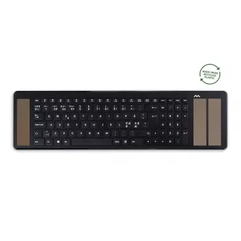 Mousetrapper Type klaviatūra QWERTY Nordic USB-A + Bluetooth, pilno dydžio (100%), laidinė ir belaidė, juoda