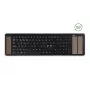 Mousetrapper Type klaviatūra QWERTY Nordic USB-A + Bluetooth, pilno dydžio (100%), laidinė ir belaidė, juoda