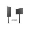 Multibrackets M Display Stand 180 Single Black grindinis stovas