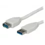 Nilox 0.8m USB3.0 USB A laidas USB 3.2 Gen 1 (3.1 Gen 1) 4.8 Gbit/s Baltas