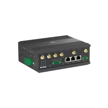 D-Link 5G IIoT šliuzas, korinis tinklo šliuzas, juodas, Gigabit Ethernet, 10,100,1000 Mbit/s, 802.11a, 802.11b, 802.11g, Wi-Fi 4 (802.11n), Wi-Fi 5 (802.11ac), 300,866 Mbit/s