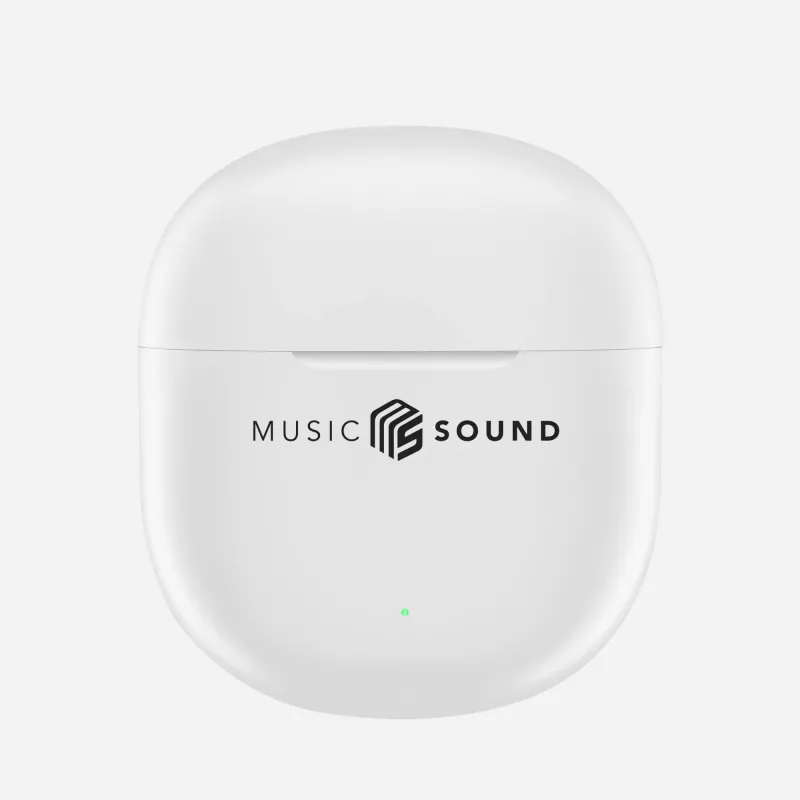„Music Sound Breeze“ kapsuliniai Bluetooth ausinės su spalvotu dėklu